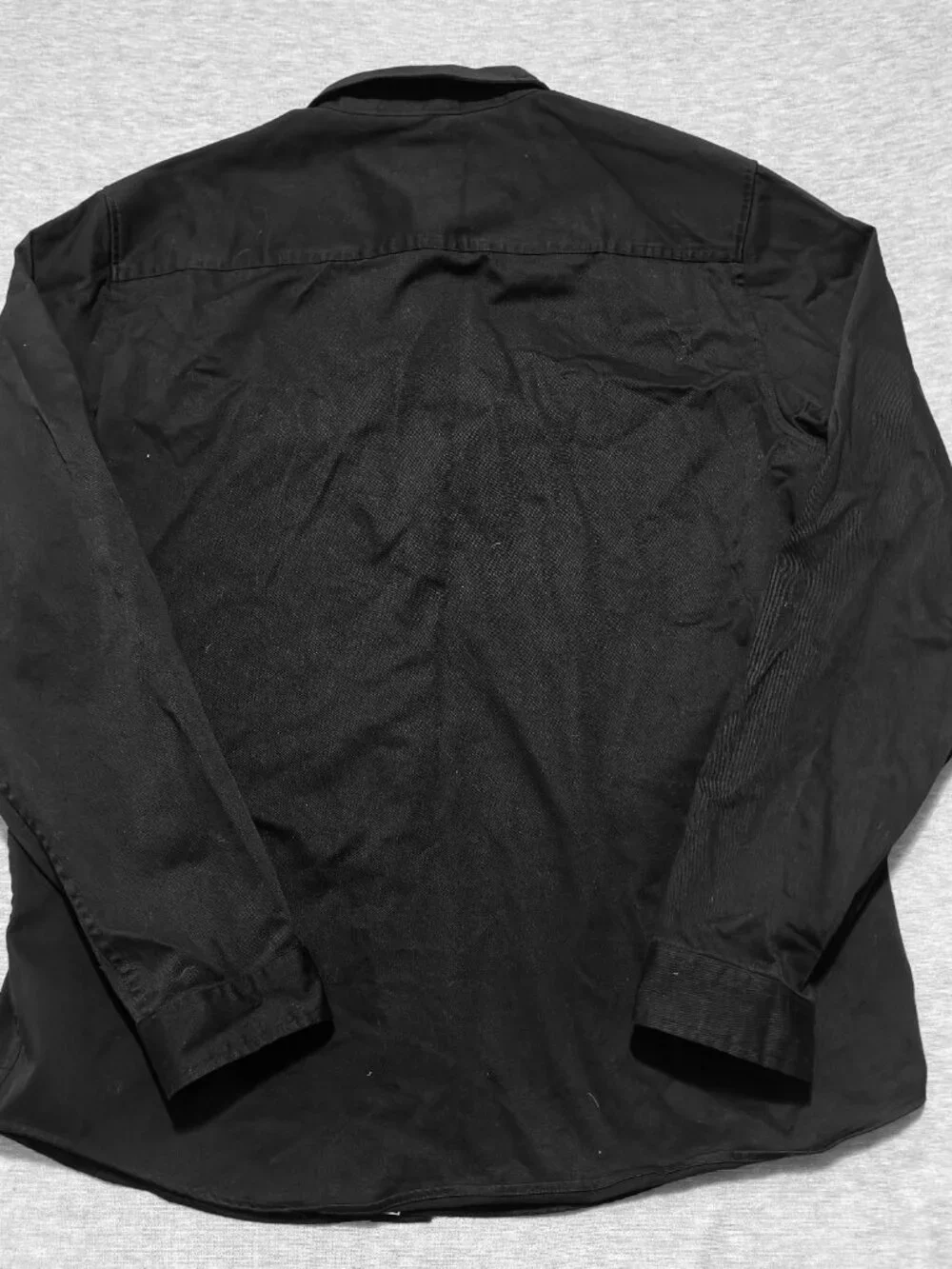 Salty Crew Shirt Mens XL Black Long Sleeve Button Front Utility Work Cotton